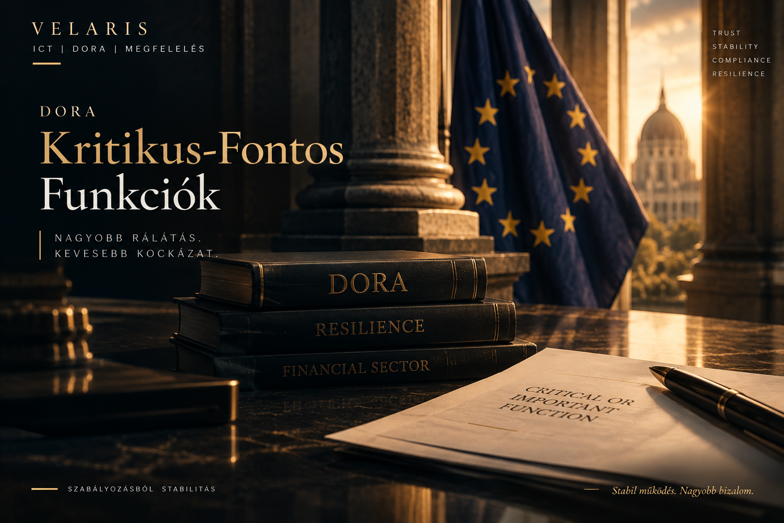 Kritikus-fontos funkciók — DORA beszállítói áttekintés